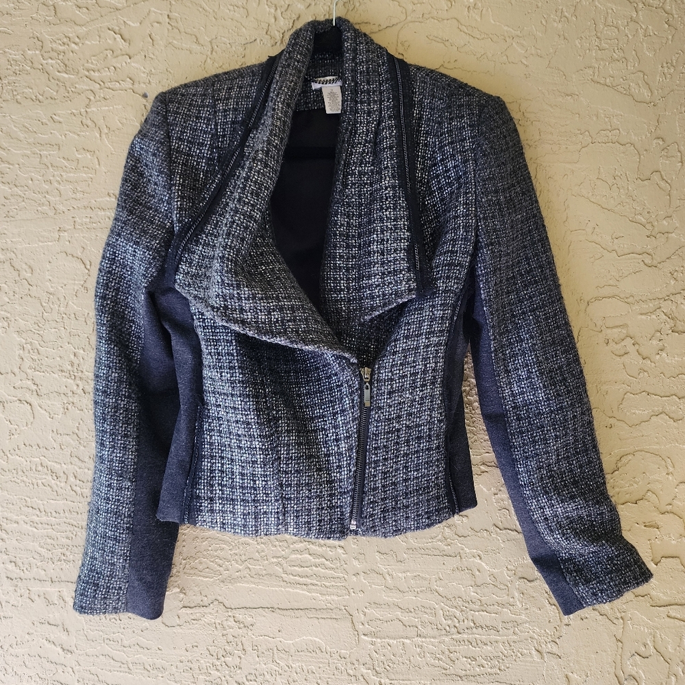 Cache Wool Jacket Black And Gray - image 1